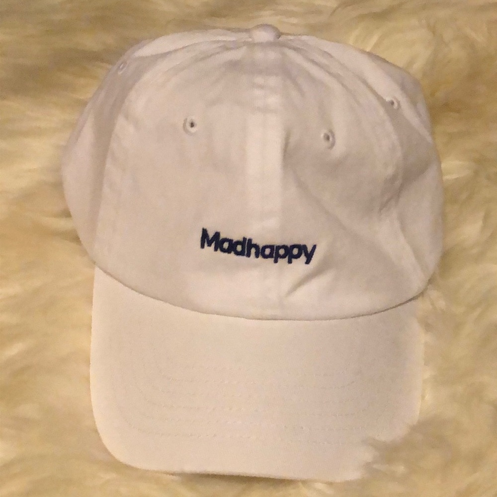MadHappy Classic Dad White Hat